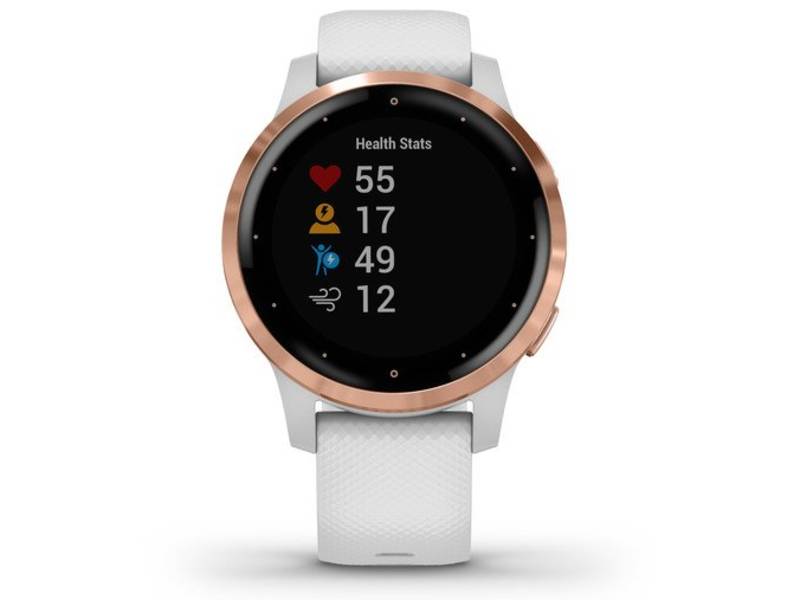 SMARTWATCH VIVOACTIVE 4S WHITE ROSE GOLD GARMIN 010-02172-22